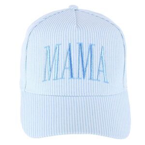CTM Women's Mama Striped Baseball Cap
